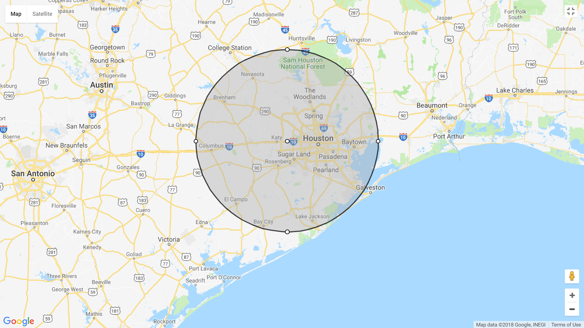 Local Delivery TX 60 Mile Radius of Houston Office